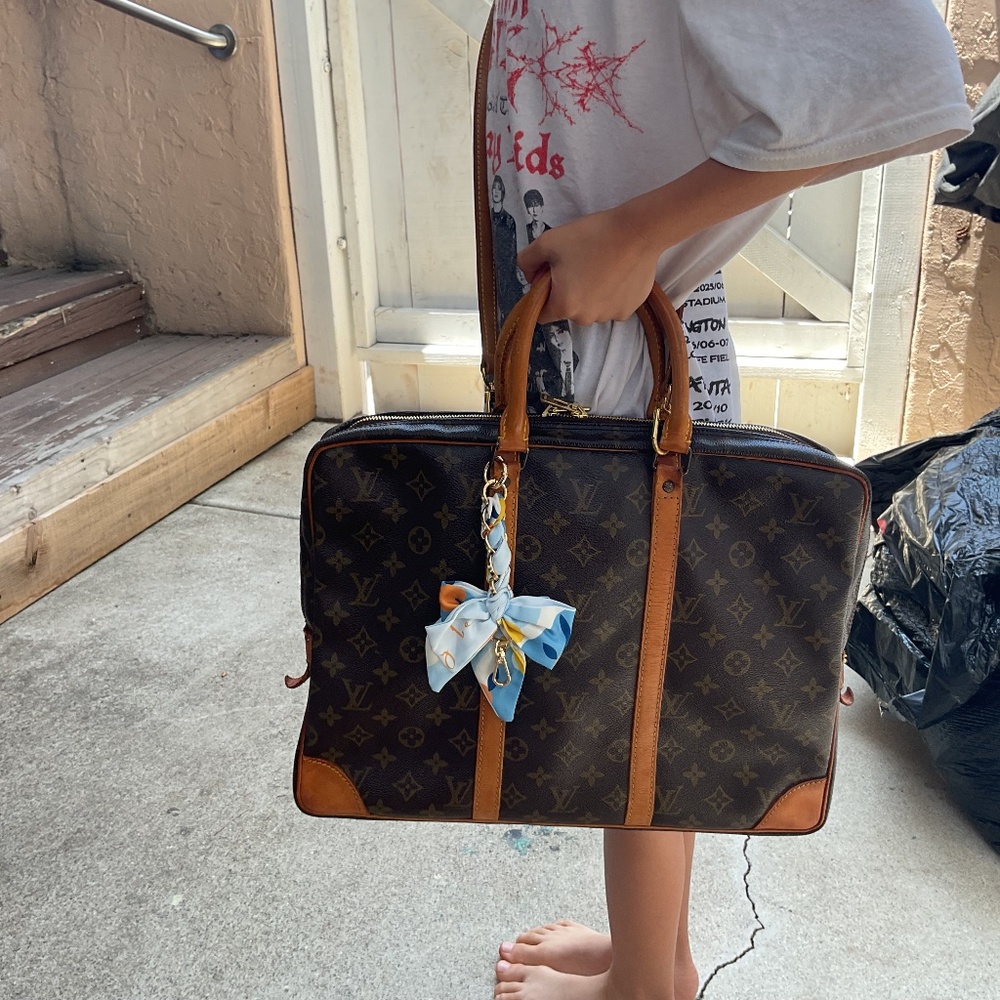 Louis Vuitton Monogram Briefcase Document Bag